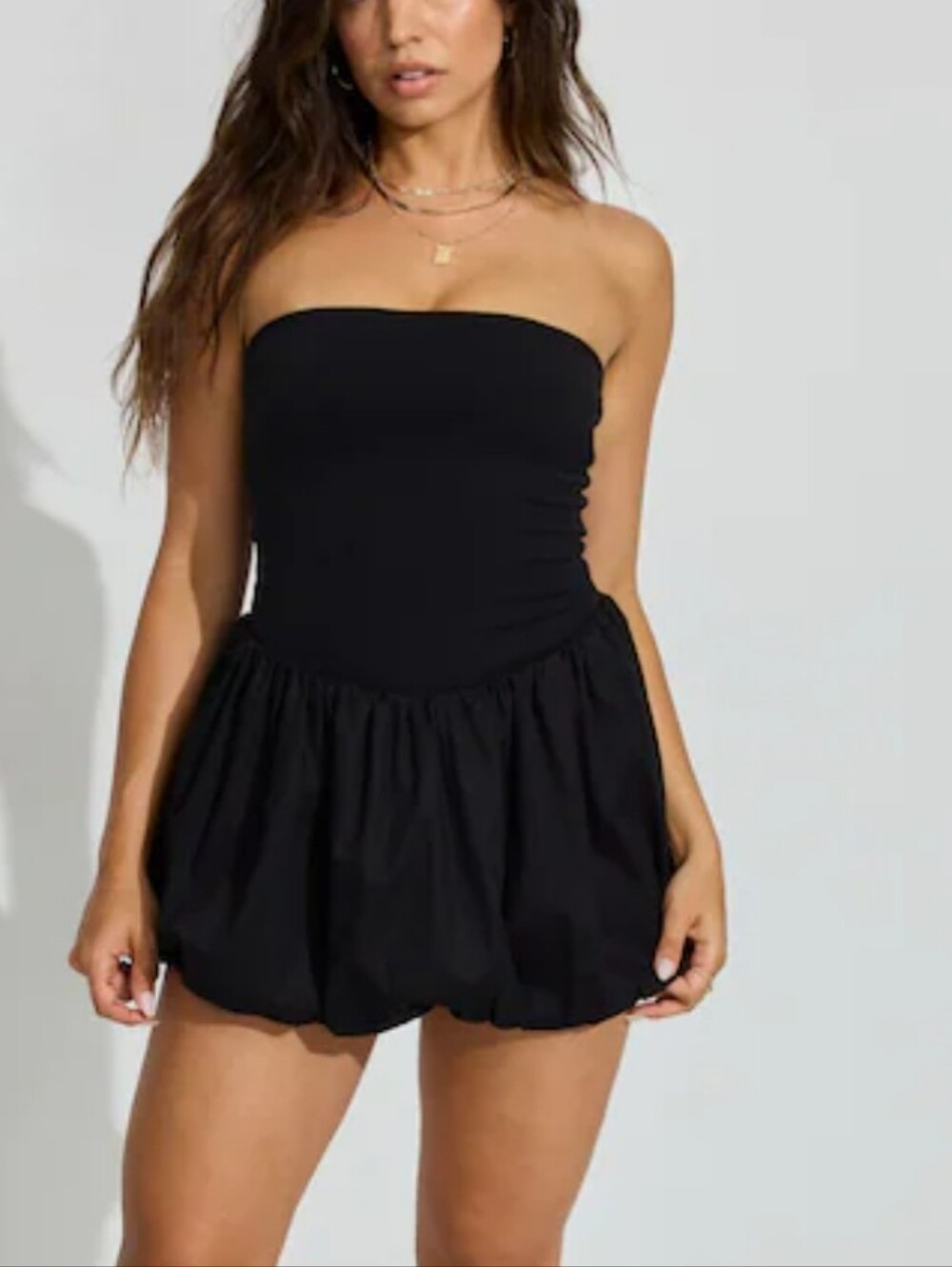 Garsge Bubble Skirt Tube Dress M